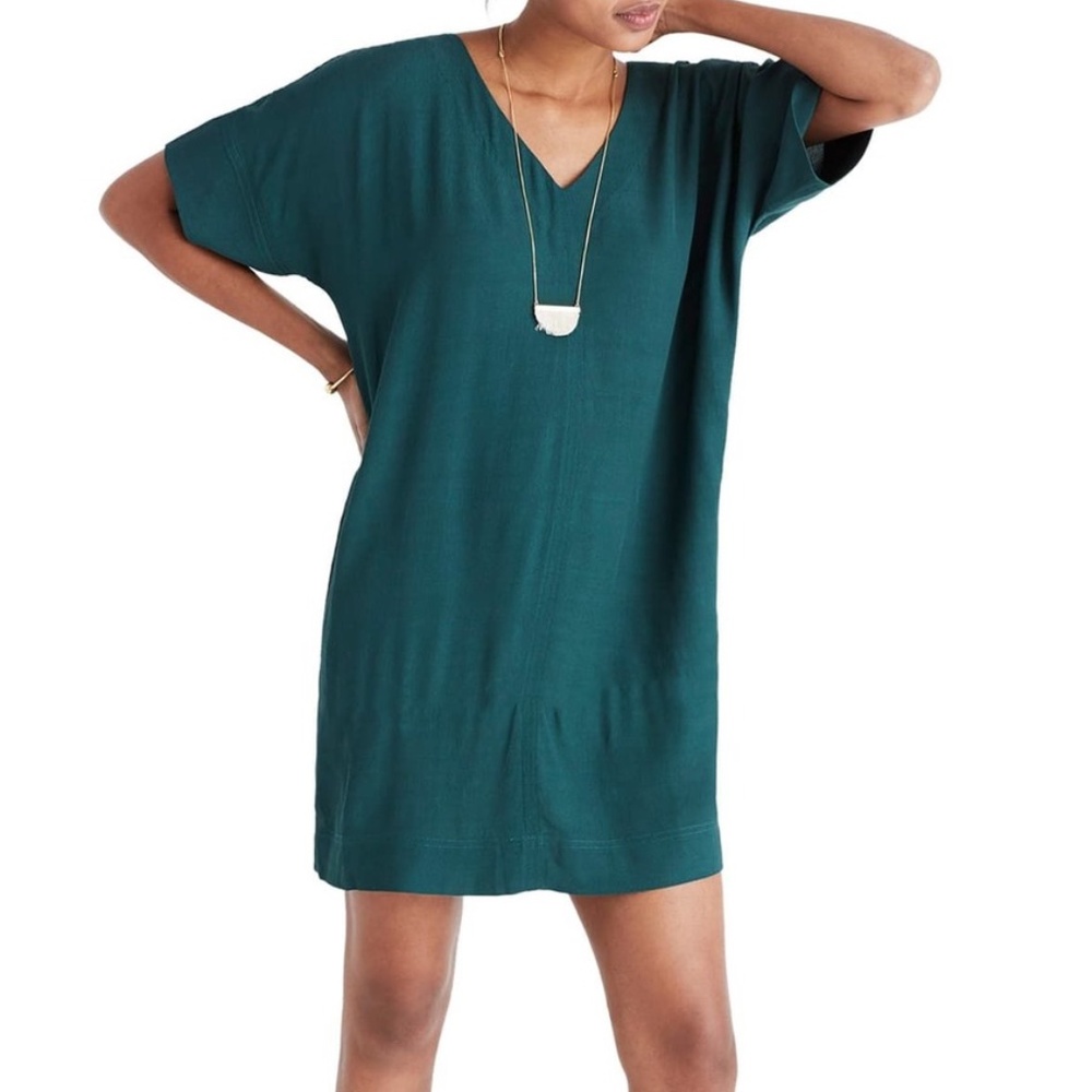 Madewell Novel Dress - Hunter Green